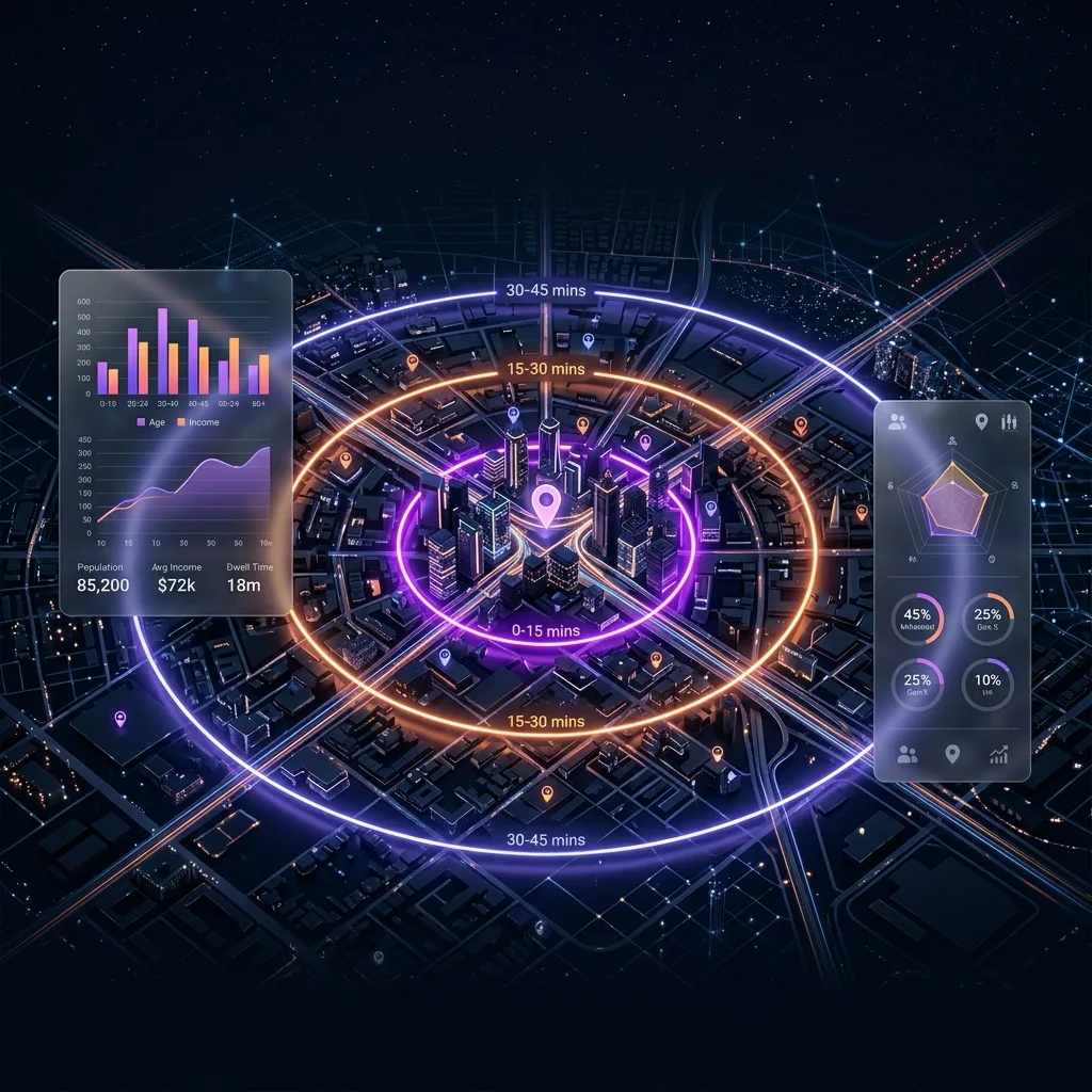 Calculer une zone de chalandise : méthode complète + simulateur gratuit
